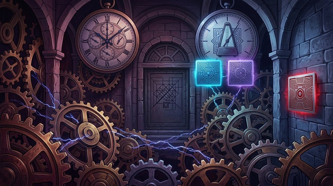 Two Clocks, One Door