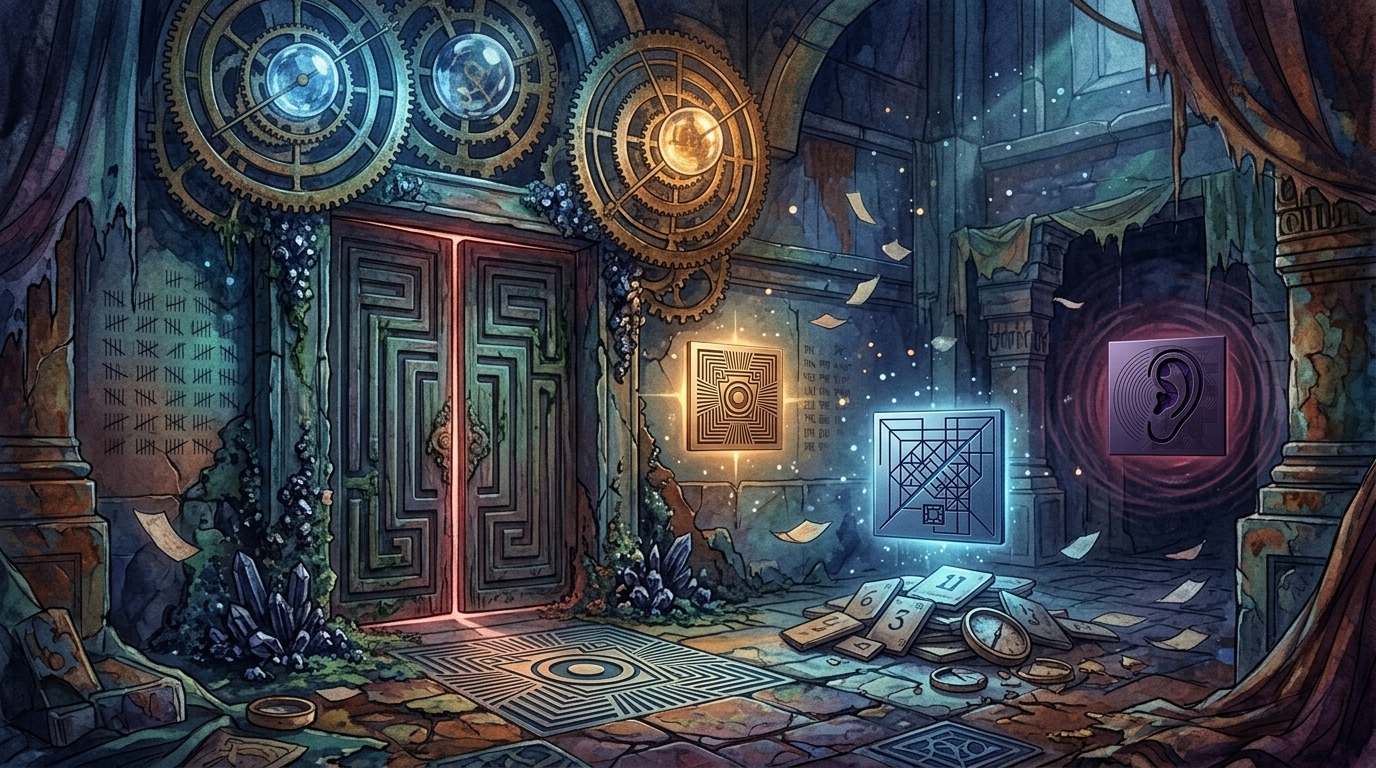 Two Clocks, One Door