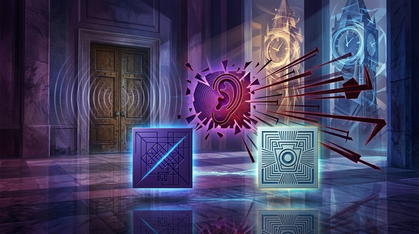 Two Clocks, One Door